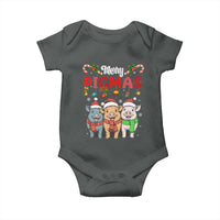 Funny Merry Pigmas Baby Onesie Christmas Pigs Farm Gift - Wonder Print Shop