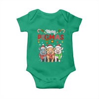 Funny Merry Pigmas Baby Onesie Christmas Pigs Farm Gift - Wonder Print Shop