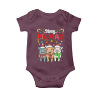 Funny Merry Pigmas Baby Onesie Christmas Pigs Farm Gift - Wonder Print Shop