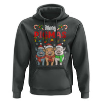 Funny Merry Pigmas Hoodie Christmas Pigs Farm Gift - Wonder Print Shop
