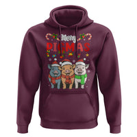 Funny Merry Pigmas Hoodie Christmas Pigs Farm Gift - Wonder Print Shop