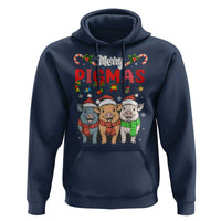 Funny Merry Pigmas Hoodie Christmas Pigs Farm Gift - Wonder Print Shop