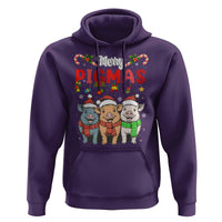 Funny Merry Pigmas Hoodie Christmas Pigs Farm Gift - Wonder Print Shop