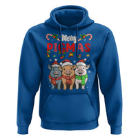 Funny Merry Pigmas Hoodie Christmas Pigs Farm Gift - Wonder Print Shop
