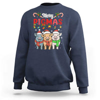 Funny Merry Pigmas Sweatshirt Christmas Pigs Farm Gift - Wonder Print Shop