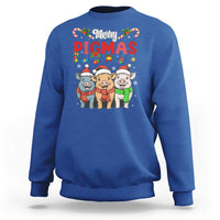 Funny Merry Pigmas Sweatshirt Christmas Pigs Farm Gift - Wonder Print Shop