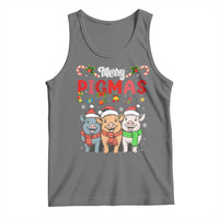 Funny Merry Pigmas Tank Top Christmas Pigs Farm Gift - Wonder Print Shop