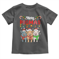Funny Merry Pigmas Toddler T Shirt Christmas Pigs Farm Gift - Wonder Print Shop