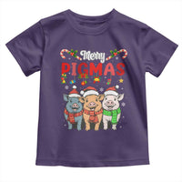 Funny Merry Pigmas Toddler T Shirt Christmas Pigs Farm Gift - Wonder Print Shop