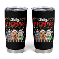 Funny Merry Pigmas Tumbler Cup Christmas Pigs Farm Gift - Wonder Print Shop
