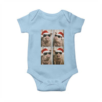 Cute Pig Christmas Selfie Baby Onesie Funny Holiday Photobooth Gift - Wonder Print Shop