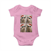 Cute Pig Christmas Selfie Baby Onesie Funny Holiday Photobooth Gift - Wonder Print Shop