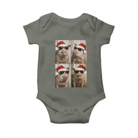 Cute Pig Christmas Selfie Baby Onesie Funny Holiday Photobooth Gift - Wonder Print Shop
