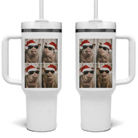 Cute Pig Christmas Selfie Tumbler With Handle Funny Holiday Photobooth Gift - Wonder Print Shop