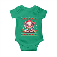 Funny Merry Oinkmas Baby Onesie Pig Lover Ugly Christmas Gift - Wonder Print Shop