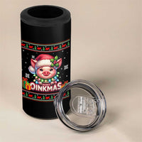 Funny Merry Oinkmas 4 in 1 Can Cooler Tumbler Pig Lover Ugly Christmas Gift - Wonder Print Shop