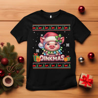 Funny Merry Oinkmas T Shirt Pig Lover Ugly Christmas Gift - Wonder Print Shop