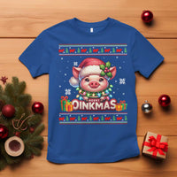 Funny Merry Oinkmas T Shirt Pig Lover Ugly Christmas Gift - Wonder Print Shop