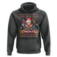 Funny Merry Oinkmas Hoodie Pig Lover Ugly Christmas Gift - Wonder Print Shop