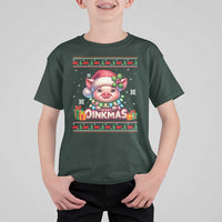 Funny Merry Oinkmas T Shirt For Kid Pig Lover Ugly Christmas Gift - Wonder Print Shop