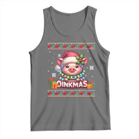 Funny Merry Oinkmas Tank Top Pig Lover Ugly Christmas Gift - Wonder Print Shop
