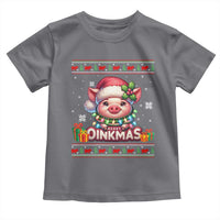 Funny Merry Oinkmas Toddler T Shirt Pig Lover Ugly Christmas Gift - Wonder Print Shop