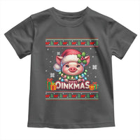 Funny Merry Oinkmas Toddler T Shirt Pig Lover Ugly Christmas Gift - Wonder Print Shop