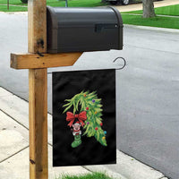 Funny Christmas Pig In Green Hand Naughty Garden Flag Pet Lover Gift - Wonder Print Shop