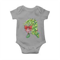 Funny Christmas Pig In Green Hand Naughty Baby Onesie Pet Lover Gift - Wonder Print Shop
