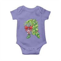 Funny Christmas Pig In Green Hand Naughty Baby Onesie Pet Lover Gift - Wonder Print Shop