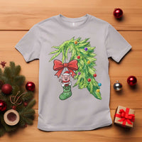 Funny Christmas Pig In Green Hand Naughty T Shirt Pet Lover Gift - Wonder Print Shop