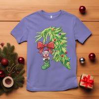 Funny Christmas Pig In Green Hand Naughty T Shirt Pet Lover Gift - Wonder Print Shop