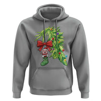 Funny Christmas Pig In Green Hand Naughty Hoodie Pet Lover Gift - Wonder Print Shop