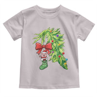 Funny Christmas Pig In Green Hand Naughty Toddler T Shirt Pet Lover Gift - Wonder Print Shop