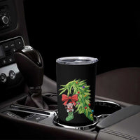 Funny Christmas Pig In Green Hand Naughty Tumbler Cup Pet Lover Gift - Wonder Print Shop