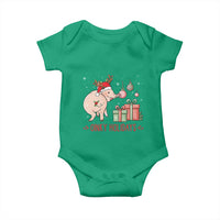Oinky Holidays Baby Onesie Funny Christmas Pig Lover Gift - Wonder Print Shop