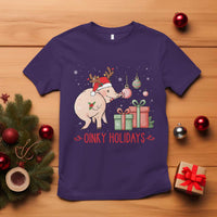 Oinky Holidays T Shirt Funny Christmas Pig Lover Gift - Wonder Print Shop