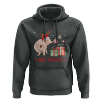 Oinky Holidays Hoodie Funny Christmas Pig Lover Gift - Wonder Print Shop