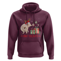 Oinky Holidays Hoodie Funny Christmas Pig Lover Gift - Wonder Print Shop