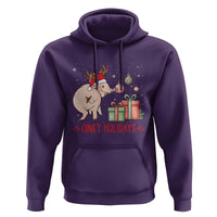 Oinky Holidays Hoodie Funny Christmas Pig Lover Gift - Wonder Print Shop