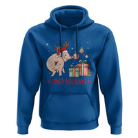 Oinky Holidays Hoodie Funny Christmas Pig Lover Gift - Wonder Print Shop