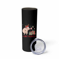 Oinky Holidays Skinny Tumbler Funny Christmas Pig Lover Gift - Wonder Print Shop