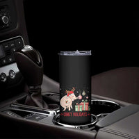 Oinky Holidays Skinny Tumbler Funny Christmas Pig Lover Gift - Wonder Print Shop