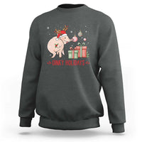 Oinky Holidays Sweatshirt Funny Christmas Pig Lover Gift - Wonder Print Shop