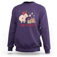 Oinky Holidays Sweatshirt Funny Christmas Pig Lover Gift - Wonder Print Shop