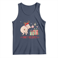 Oinky Holidays Tank Top Funny Christmas Pig Lover Gift - Wonder Print Shop
