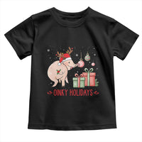 Oinky Holidays Toddler T Shirt Funny Christmas Pig Lover Gift - Wonder Print Shop