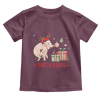 Oinky Holidays Toddler T Shirt Funny Christmas Pig Lover Gift - Wonder Print Shop