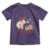 Oinky Holidays Toddler T Shirt Funny Christmas Pig Lover Gift - Wonder Print Shop