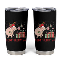 Oinky Holidays Tumbler Cup Funny Christmas Pig Lover Gift - Wonder Print Shop